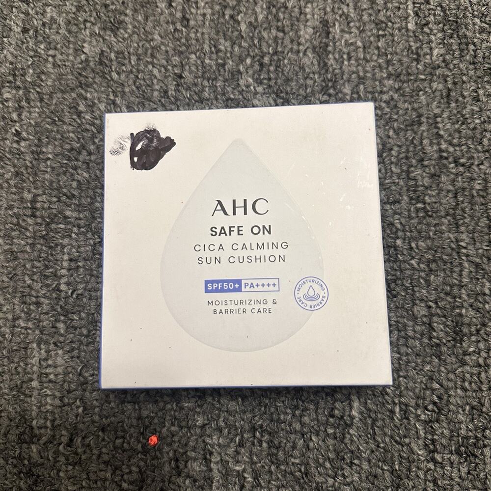 AHC Safe On Cica Calming Sun Cushion 25g SPF50+ PA++++ Moisturizing K-Beauty